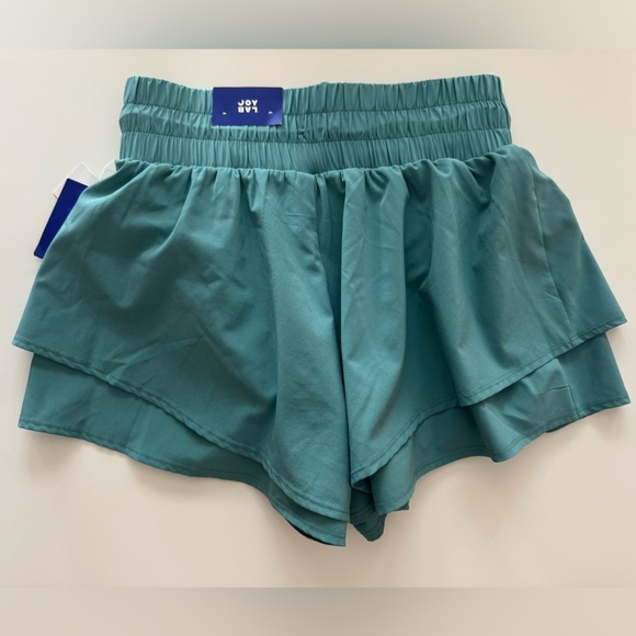 JoyLab Women’s Double Layer High Rise Athletic Shorts NWT Size XS Teal Green - Picture 4 of 6